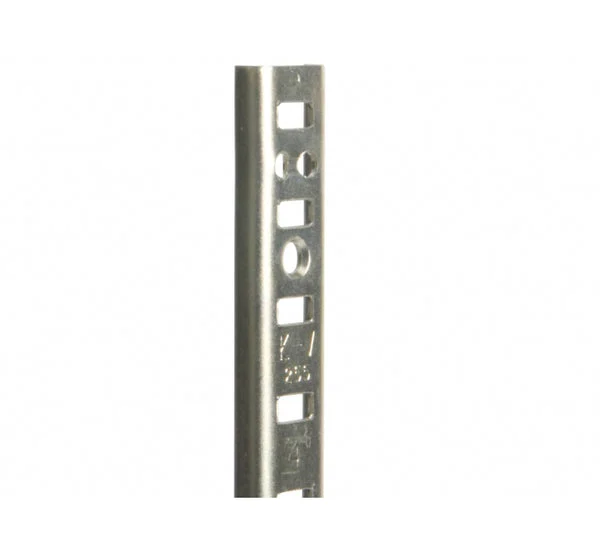 Knape & Vogt 255-ZC-36 Steel Mortise-Mount Pilaster Shelf Standard Zinc 36 Inch