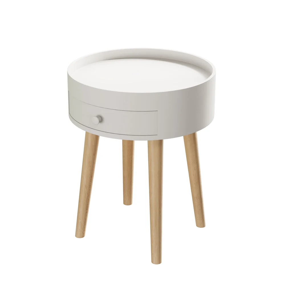 TANSOLE Bedside Table Sofa Side Coffee Table for Living Room Furniture