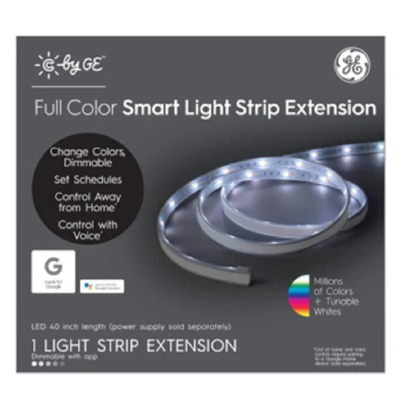 GE LED Smart Light Strip Extension 40 Inch Bluetooth Controlled