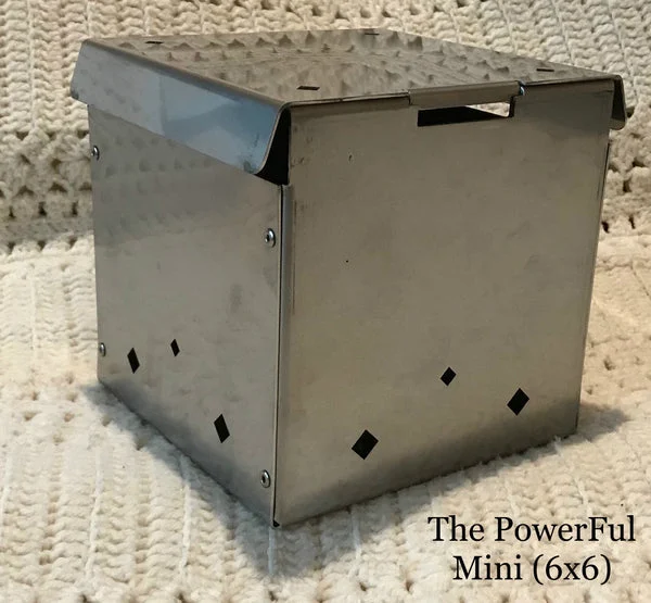 Diamond King Smoker Stainless Steel Mini Smoker Cooker 6x6 Inches for BBQ and Grilling