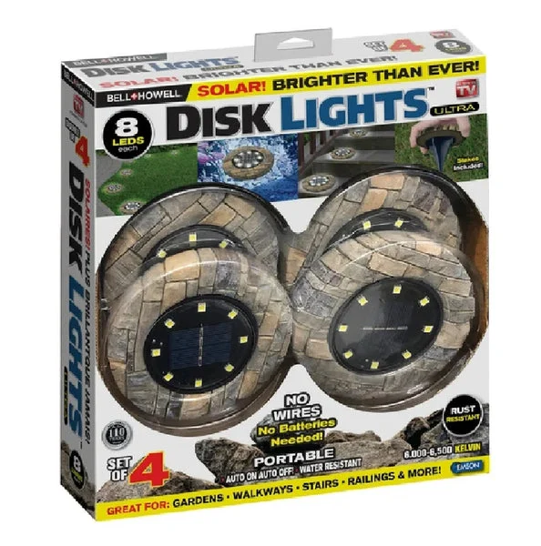 Bell+Howell 2553 Solar Powered LED Walkway Light 0.89 Watts Brown