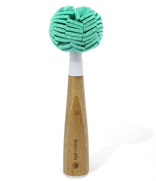 Full Circle FC14109 Crystal Clear Glass Cleaner Sponge with Replaceable Head for Streak-Free Cleaning