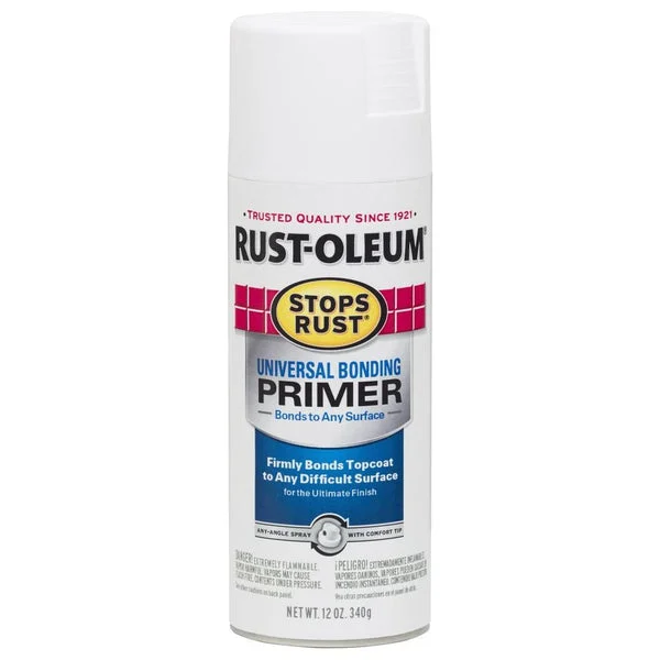 Rust-Oleum 285011 Stops Rust Universal Bonding Primer Spray 12 Oz White