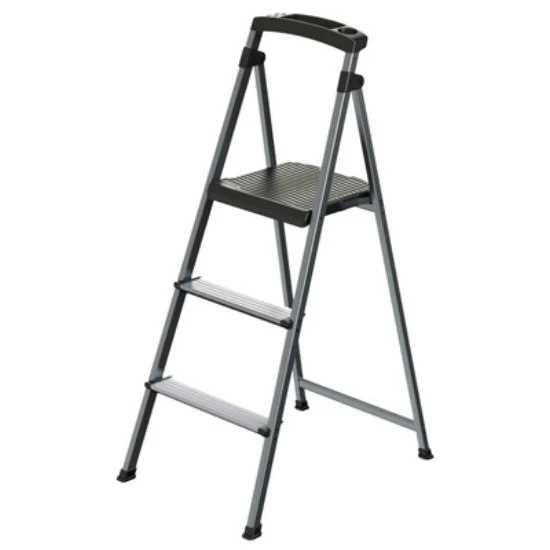 Rubbermaid RMA-3 UltraLight Aluminum Stepstool 3-Step 225 Lbs Weight Capacity