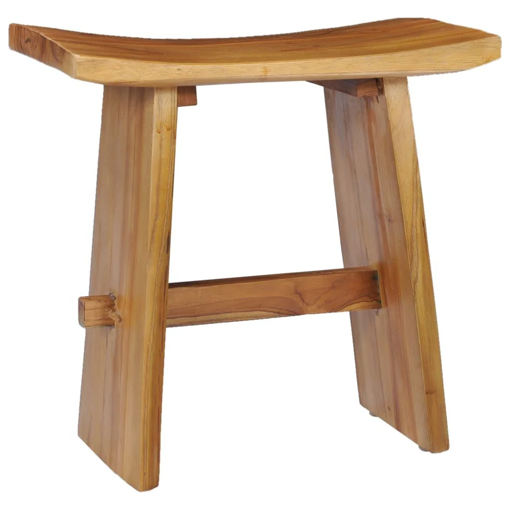 Solid Teak Wood Stool Durable and Stylish for Indoor Outdoor Use