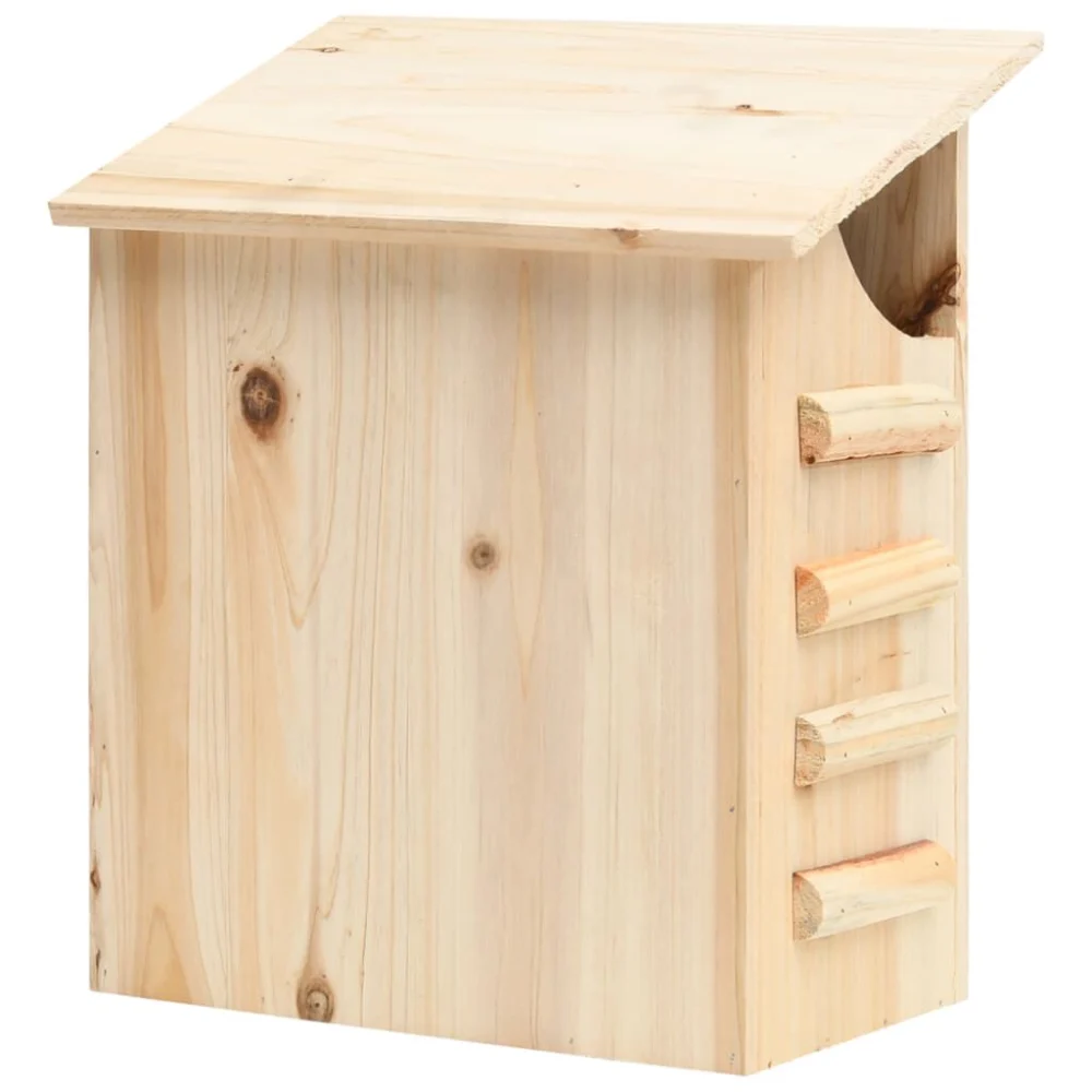 Bat Houtilize Solid Firwood 11.8 Inch Storage Box Handcrafted Organizer