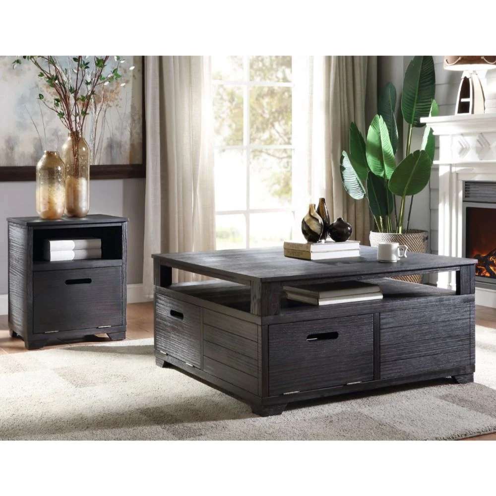 Kamilia Coffee Table Elegant Living Room Center Table with Storage