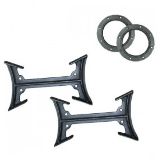 US Stove BKAD500 Double Barrel Stove Adapter Kit for Efficient Wood Stove Installation
