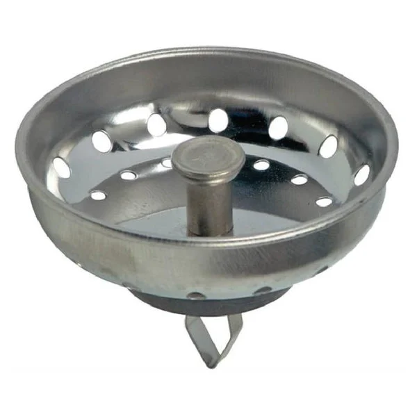 Danco 81079 Universal Sink Strainer Basket Chrome Plated Drain Accessory