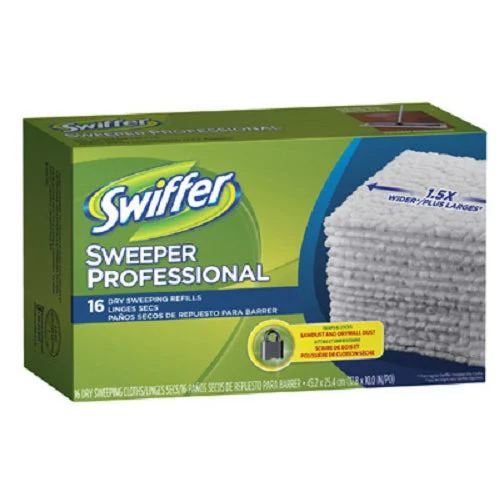Swiffer 33903 X-Large 16 Count Professional Dry Sweeping Cloth Refills