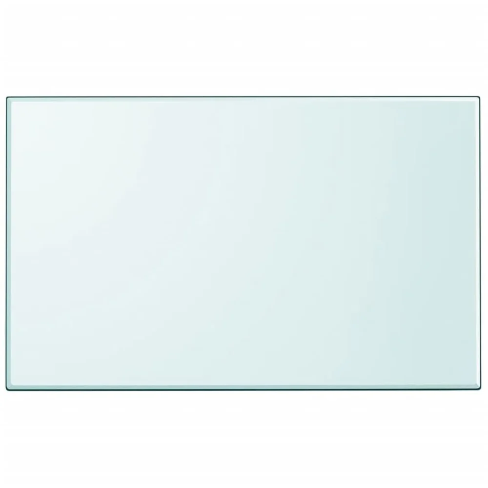39.4x24.4 Inch Rectangular Table Top Tempered Glass for Dining and Office