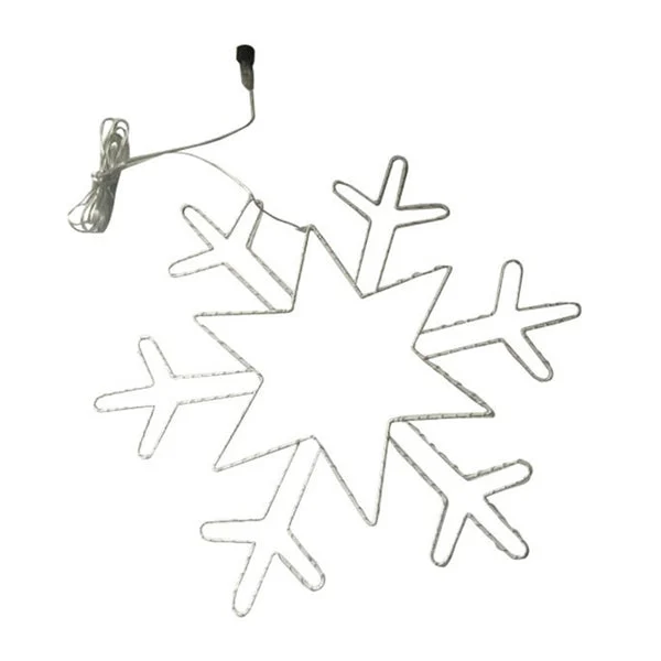Santas Forest 48406 Snowflakes With Battery 3D Micro LED Lights Winter Holiday Decor