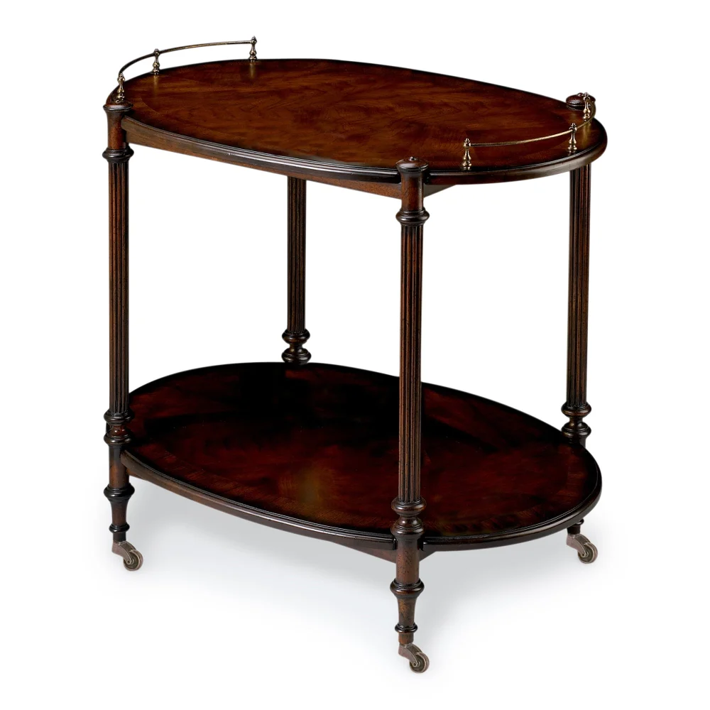 Butler Specialty Tea Server in Plantation Cherry Finish for Elegant Serving