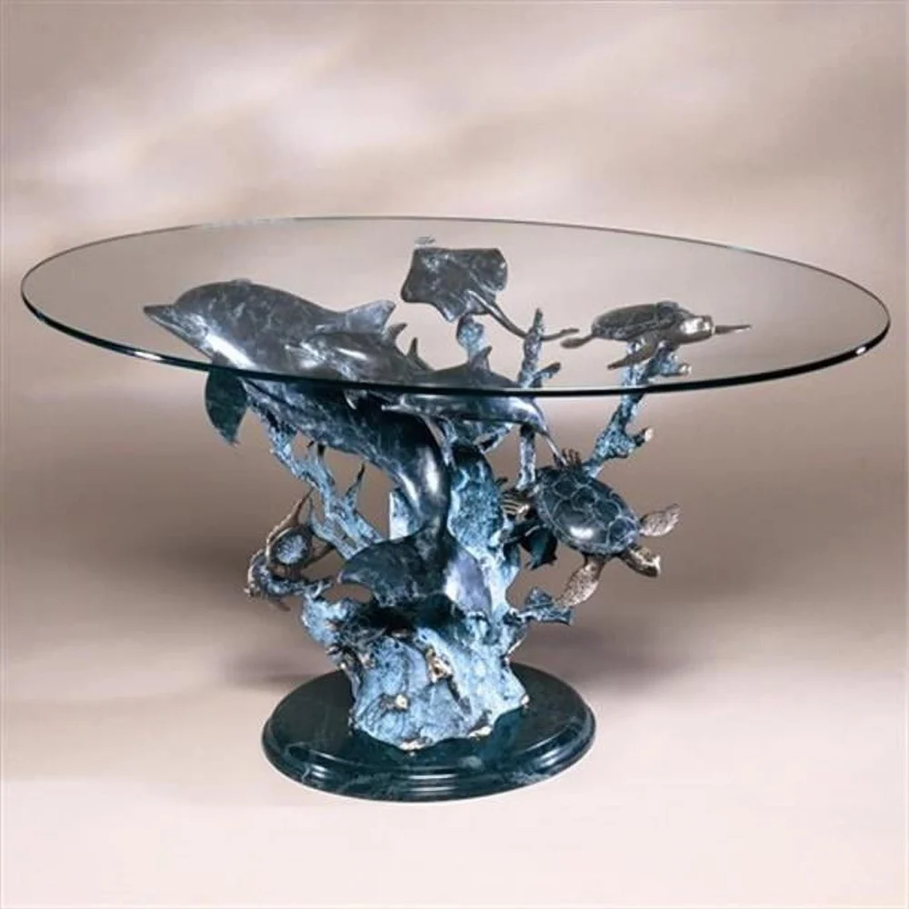 Dolphin Seaworld Coffee Table for Themed Living Room