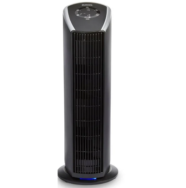 Holmes 2141139 Oscillating UV Air Purifier Tower Black for Medium Rooms