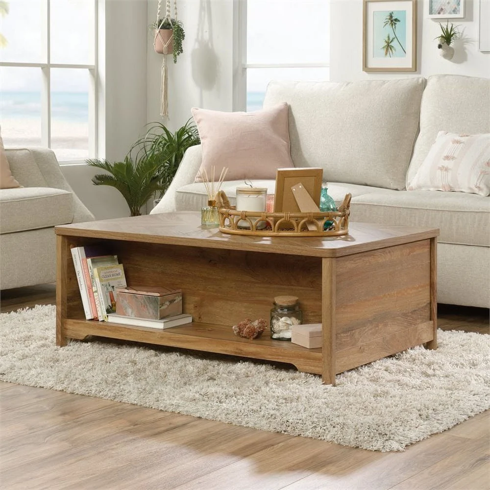 Sauder Coral Cape Coffee Table Sindoori Mango Finish