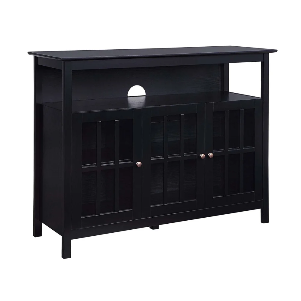 Ergode Big Sur Deluxe 48 inch TV Stand with Storage Cabinets and Shelf