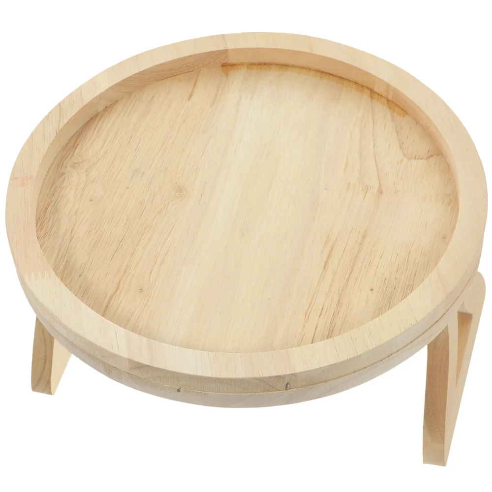 Clip On Sofa Arm Tray Foldable Couch Table for Snacks and Drinks