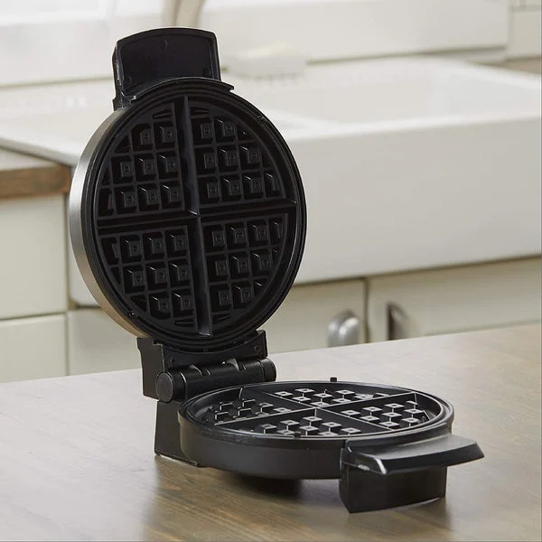 Black & Decker WMB505 Non-Stick Belgian Waffle Maker Brushed Chrome
