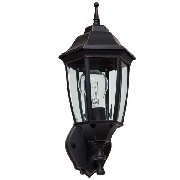 Boston Harbor DTDRB Dusk Dawn Outdoor Lantern Brown