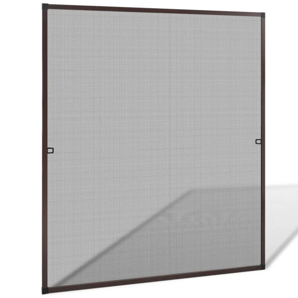 Brown Insect Screen for Windows 51.2x59 Inches Bug Screen