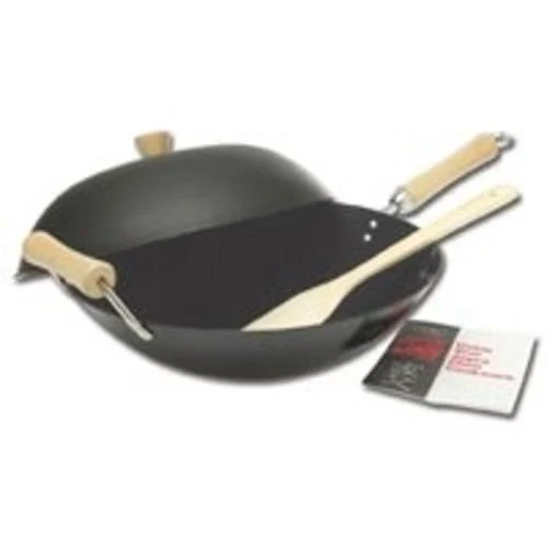 14 Inch 4-Piece Non-Stick Wok Set by Joyce Chen