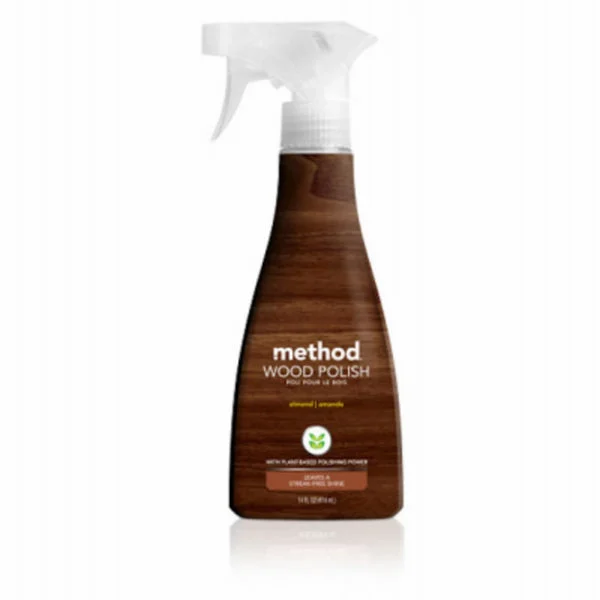 Method 01918 Wood Polish 14 Oz for Furniture and Wood Surfaces