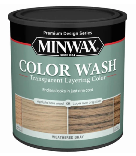 Minwax 400140000 Color Wash Interior Wood Stain 1 Quart Easy Application